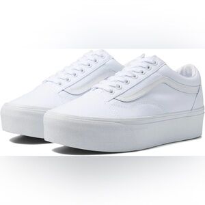NWT Vans White Old Skool Stackform Women's Sneakers